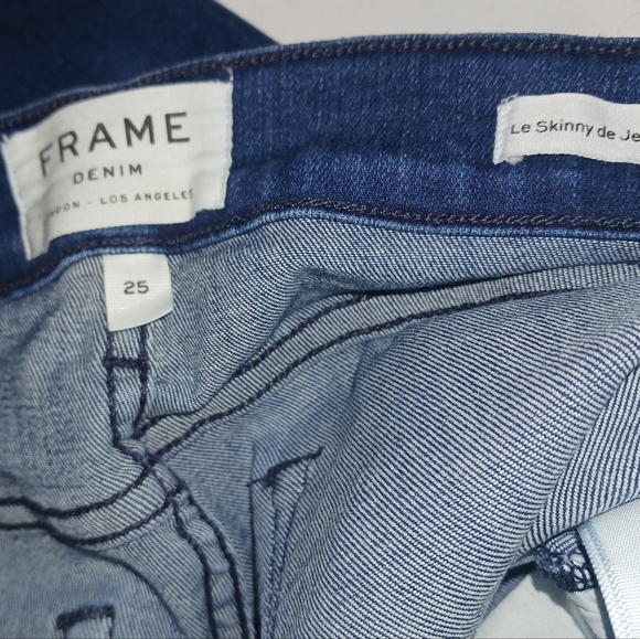 Frame Le Skinny de Jeanne Crop Denim - Picture 5 of 11